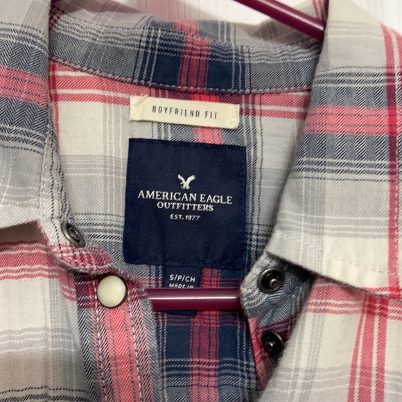 American Eagle Boyfriend Fit Flannel - Picture 2 of 2